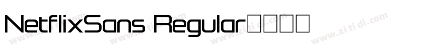 NetflixSans Regular字体转换